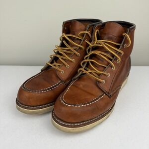 Red Wing Women's Heritage Classic Moc Toe Boots 9 B Oro Legacy Style 3375